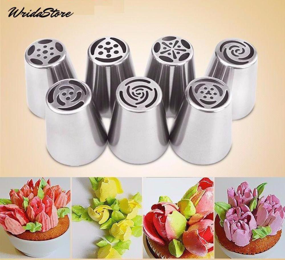 Russian DIY Pastry Cake Icing Piping Decorating 1PC