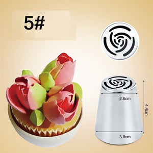 Russian DIY Pastry Cake Icing Piping Decorating 1PC